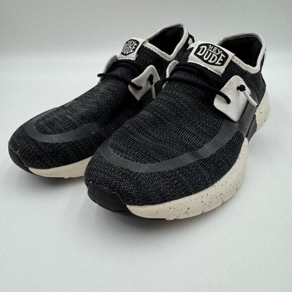 Hey Dude Sirocco Sport Mode Slip-On Black Mens Casual Shoes Size 11 - Picture 1 of 9